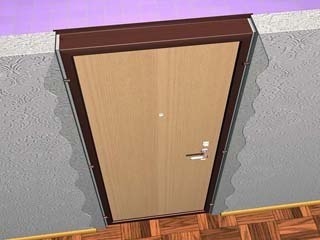 Как уменьшить входную дверь