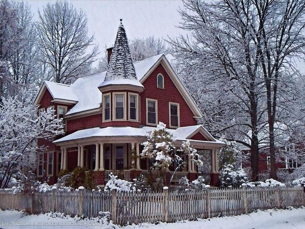 Дома в викторианском стиле