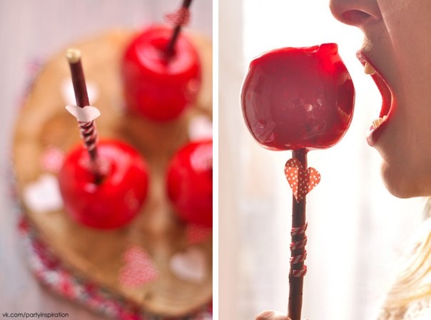 pi_recipes pi_tasty pi_theme pi_kids"Яблоки любви" для вашего праздника - особенно хорошо для праздника в стиле белоснежки!
