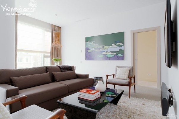 Трёхкомнатная квартира в жилом комплексе «Четыре ветра» на Большой Грузинской в минималистском стиле с функциональным зонированием помещений.