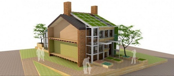Энергоэфективное жильё: дома с солнечными батареями