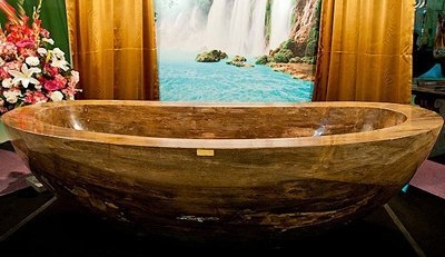 Самая дорогая ванна в мире называется Великая Королева Ли, ее владелец приобрел ее на аукционе который проходил в Дубае! Цена ванны 1,700,000 $!!