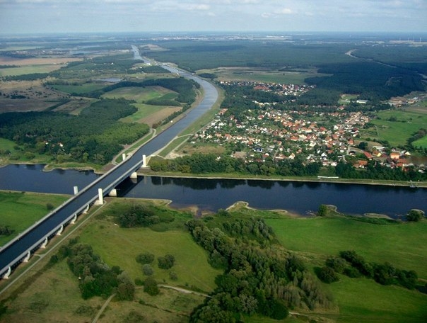 Магдебургский водный мост, Германия