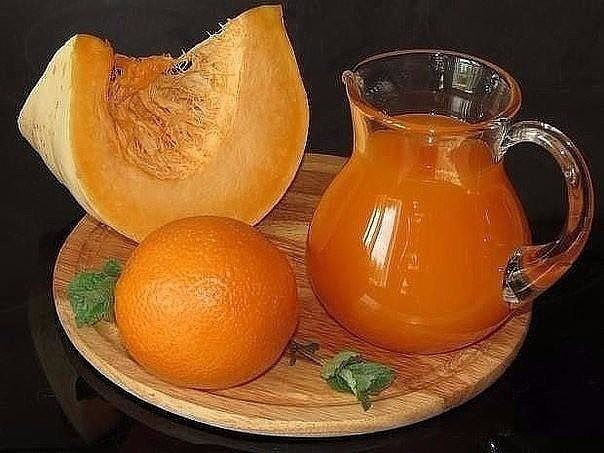 Тыквенный сок с апельсином!