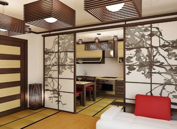 Дизайн квартиры в японском стиле.
