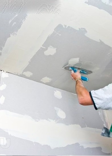 Этапы шпаклевки потолока из гипсокартона под покраску